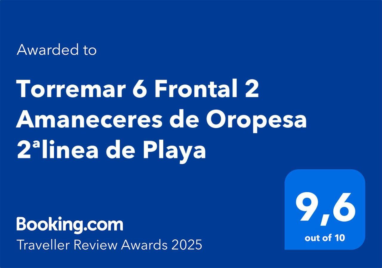 Torremar 6 Frontal 2 Amaneceres De Oropesa 2ªlinea De Playa Leilighet Oropesa del Mar Eksteriør bilde